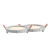 Bulbrite 6" Canless 4000K, 75w Equivalent, New Construction Integrated LED Recessed Light Kit Metal JBOX, 2PK 861671